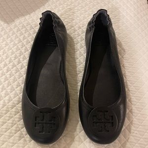 Tory Burch - Black Reva Flats - NWOB - Size 9